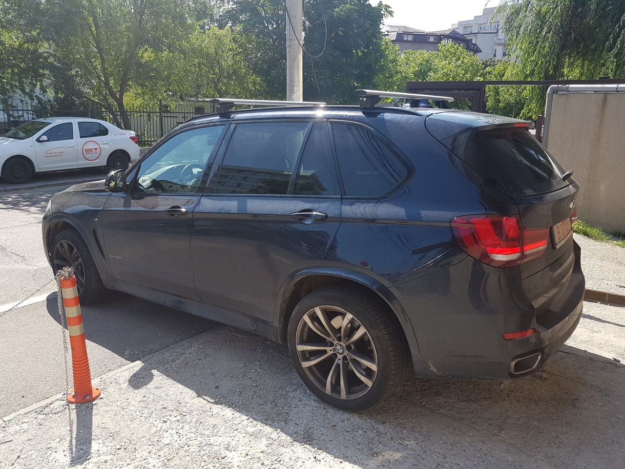 BMW X5 bare transversale Menabo Lince Silver