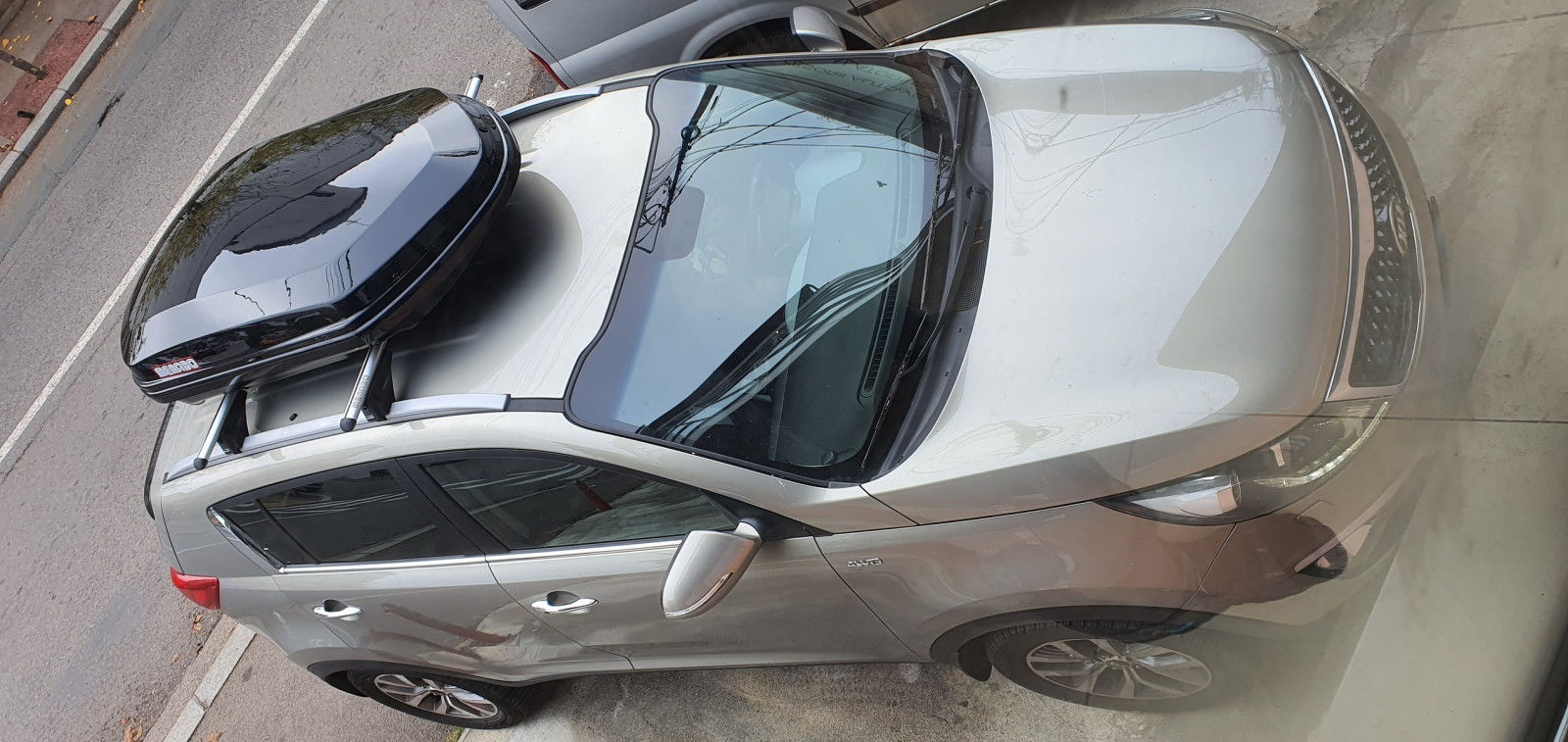 Kia Sorento bare transversale Menabo Tiger si cutie portbagaj Menabo Diamond