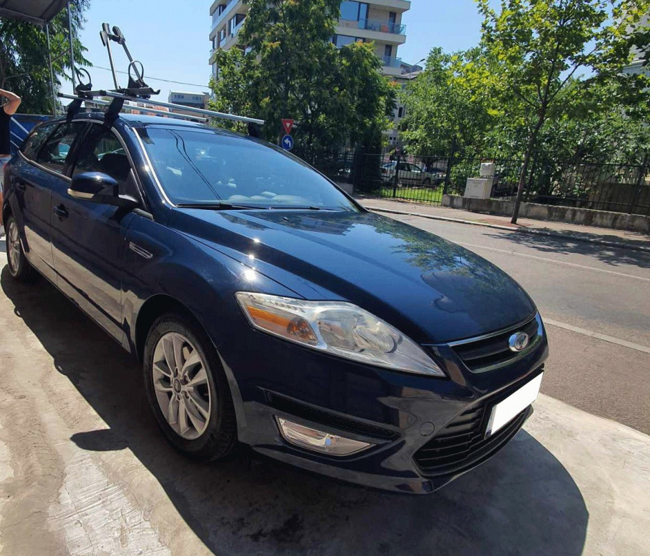 Ford Mondeo bare transversale Menabo Tema si suport bicicleta Menabo Juza