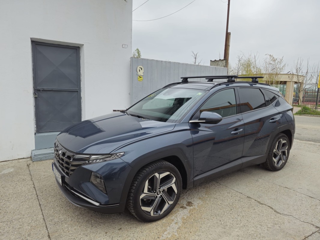 Hyundai Tucson bare transversale Thule Evo Flush