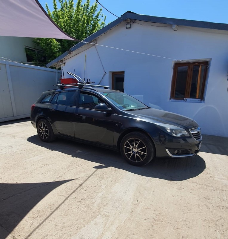 Opel Insignia bare transversale Menabo Lince Silver XL si suport bicicleta Thule FreeRide