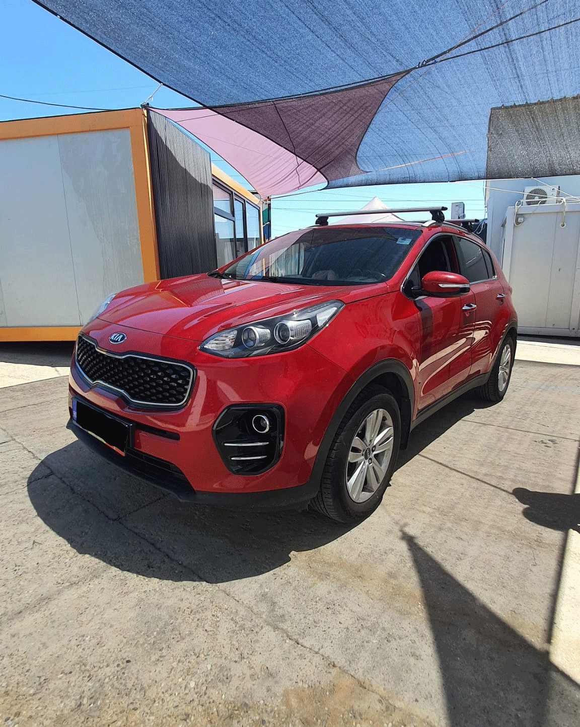 Kia Sportage bare portbagaj Thule Evo Clamp Silver