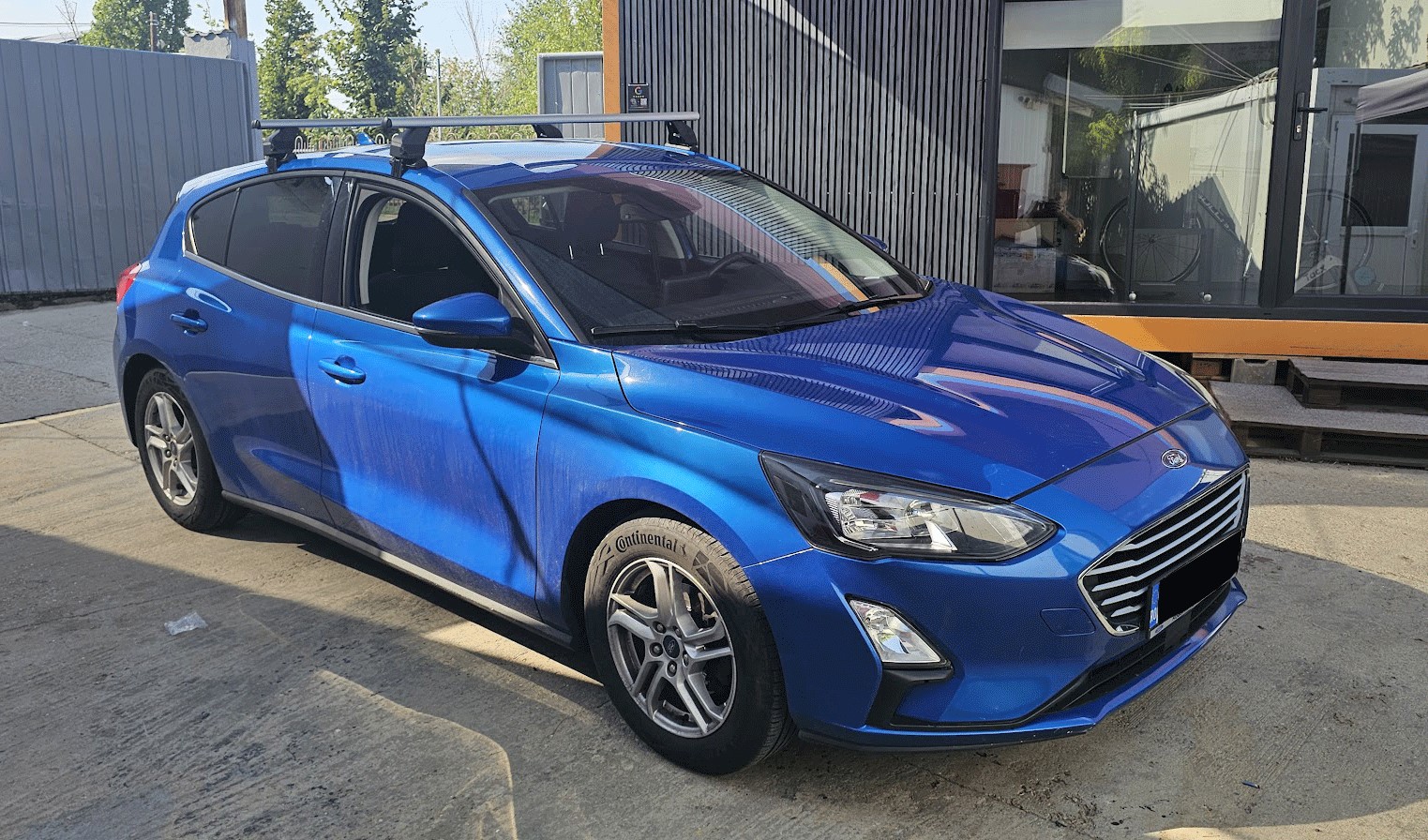 Ford Focus bare portbagaj Menabo Omega aluminiu