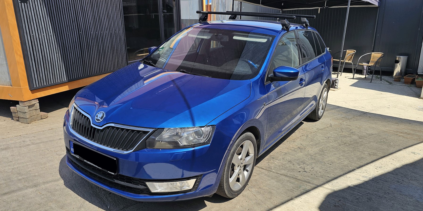 Skoda Rapid bare portbagaj Menabo Tema otel