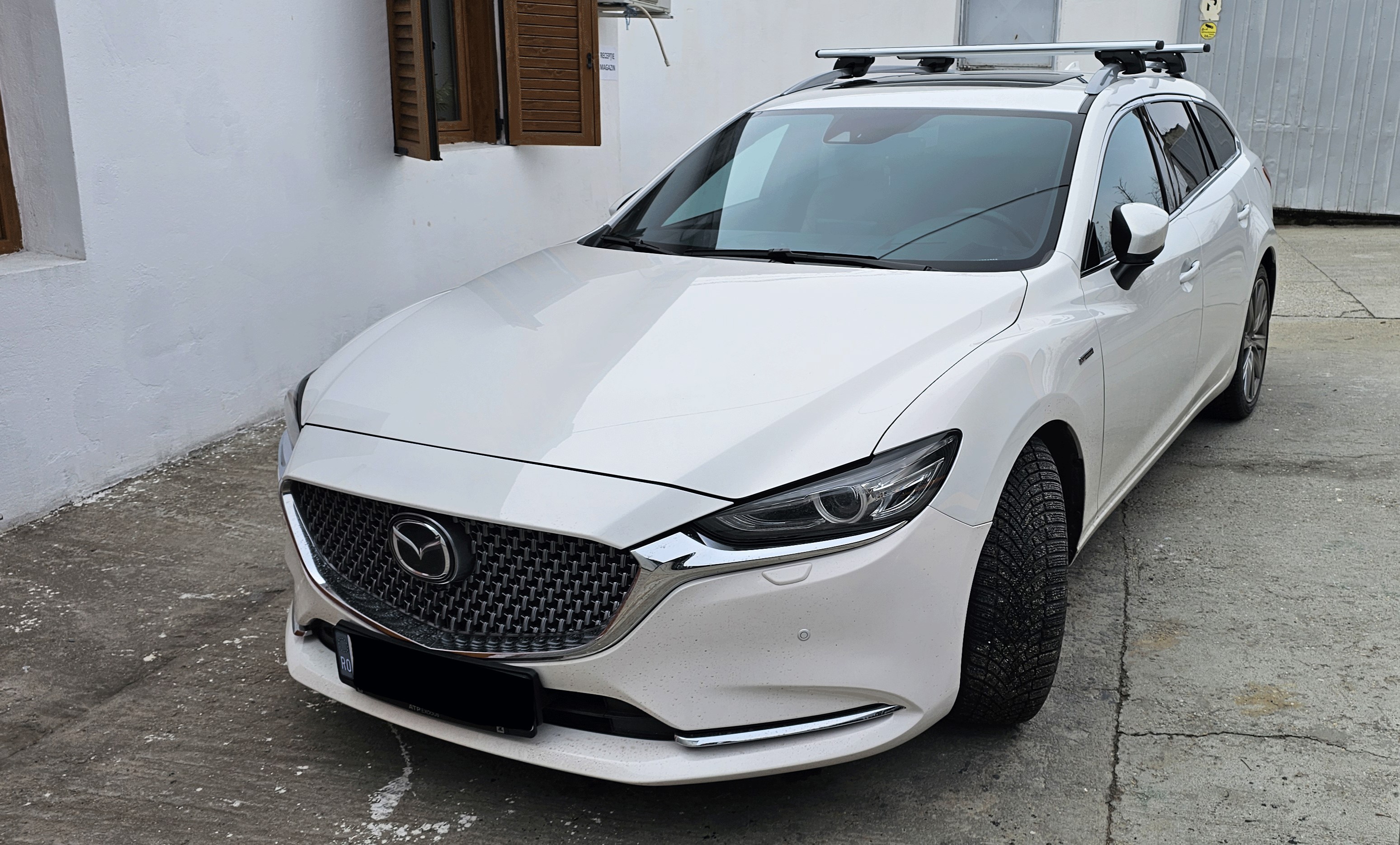 Mazda 6 bare portbagaj Menabo Jackson Silver XL
