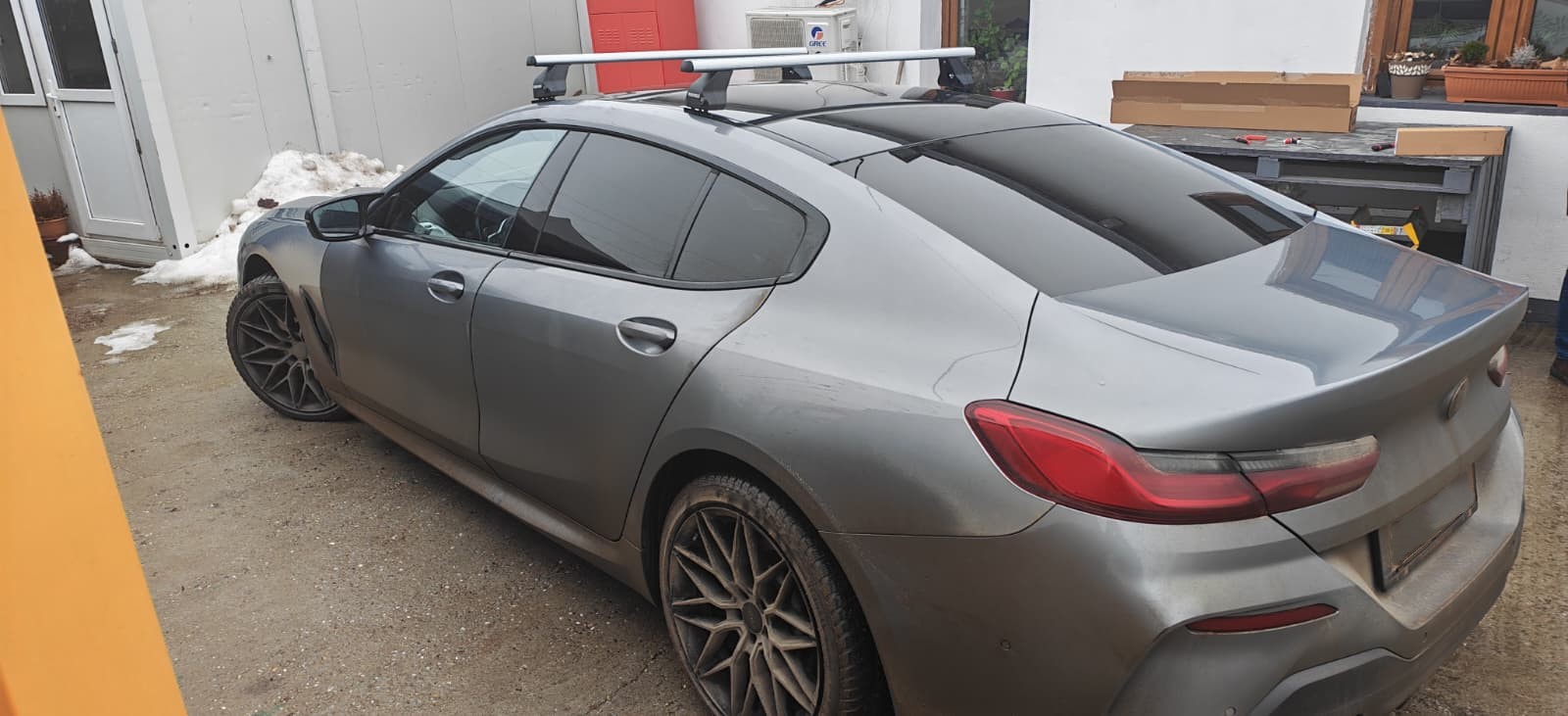 BMW Serie 8 bare transversale Omega Aluminiu