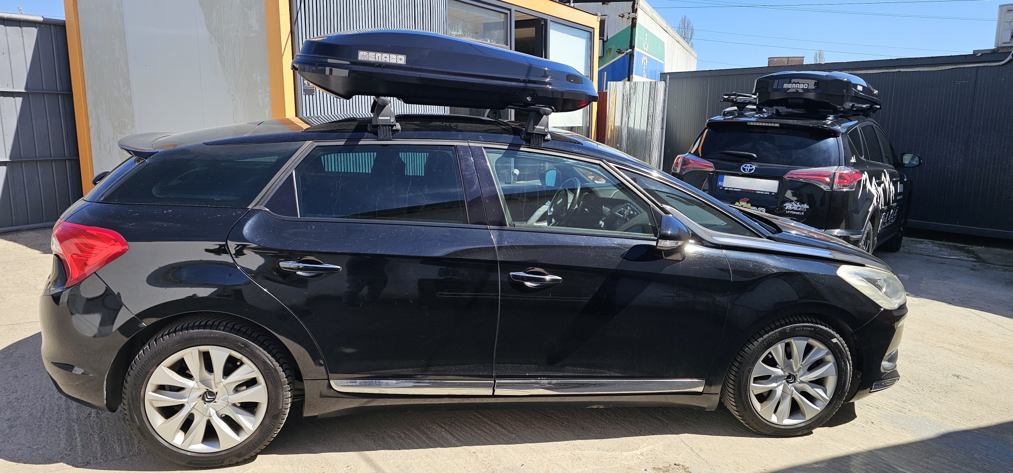Citroen DS 5 cutie portbagaj Menabo Diamond 450 Black