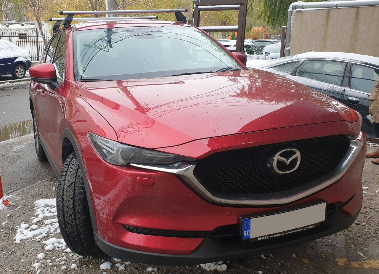 Mazda CX-6 with Menabo Tema roof bars