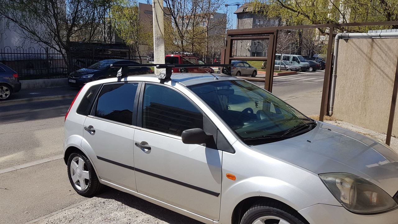 Ford Fiesta with Menabo Tema roof bars