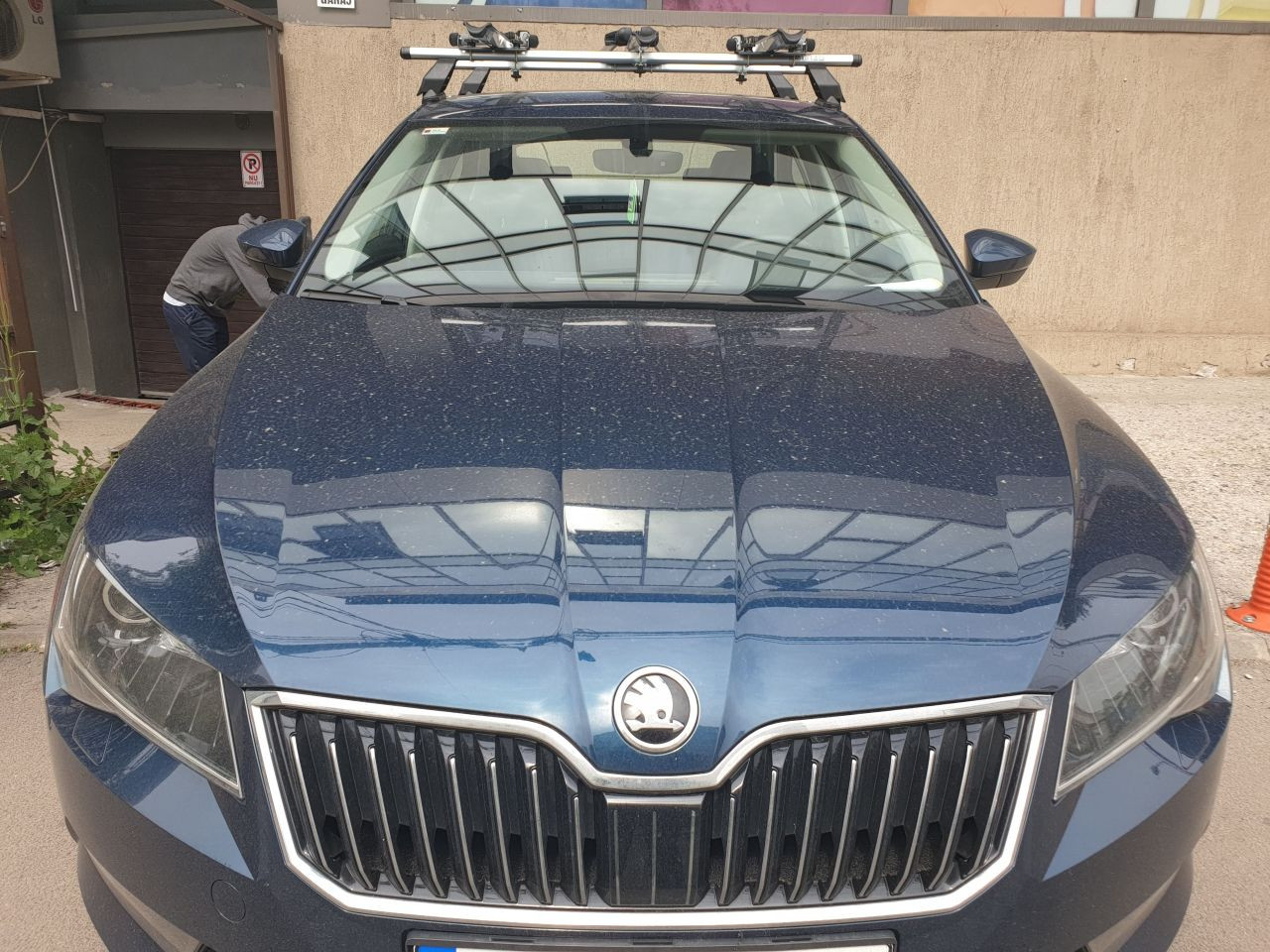 Montaj Skoda Octavia suport de bicicleta Menabo Juzza
