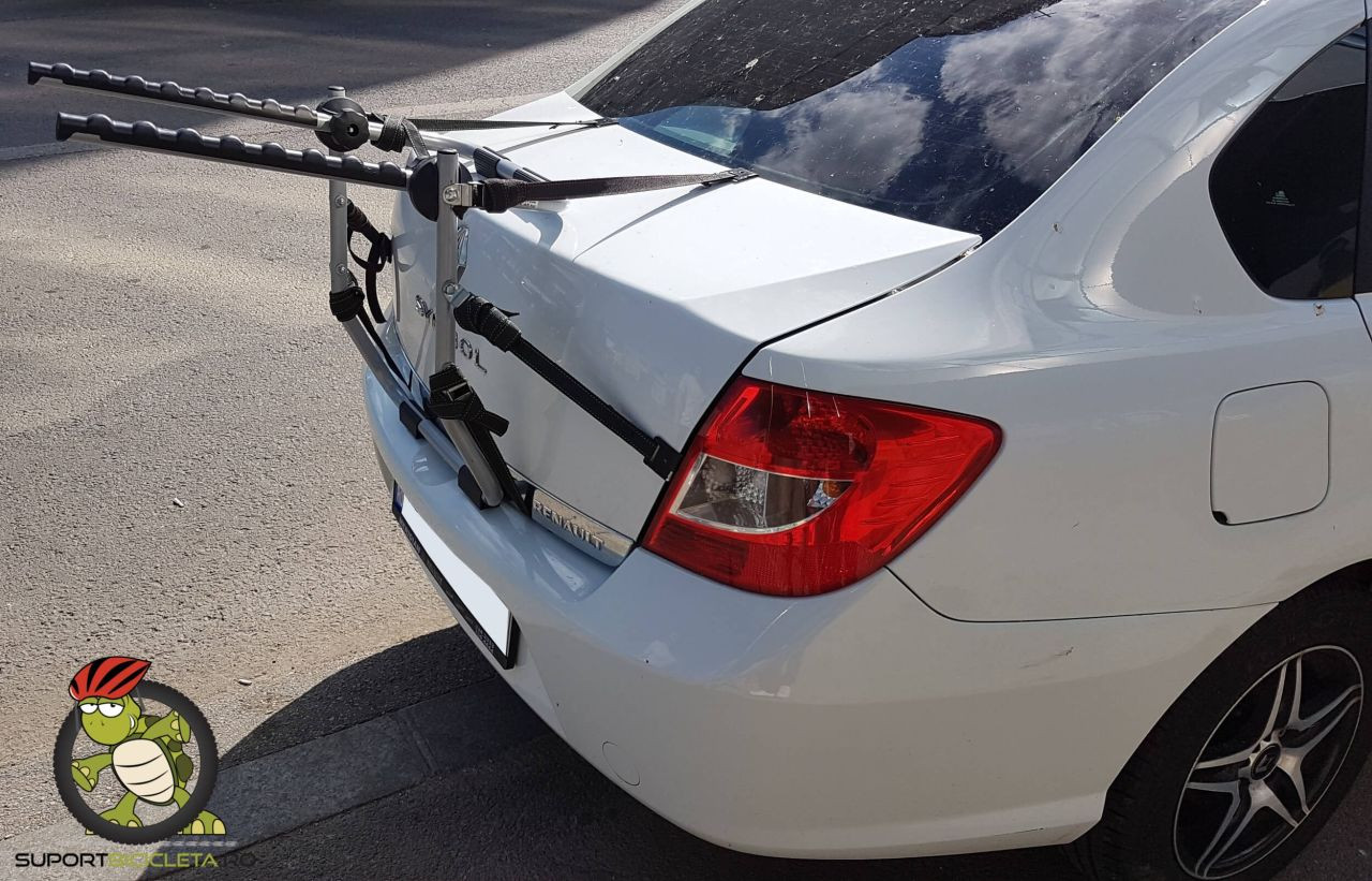 Renault Clio suport de bicicleta Menabo Biki si Menabo Mistral