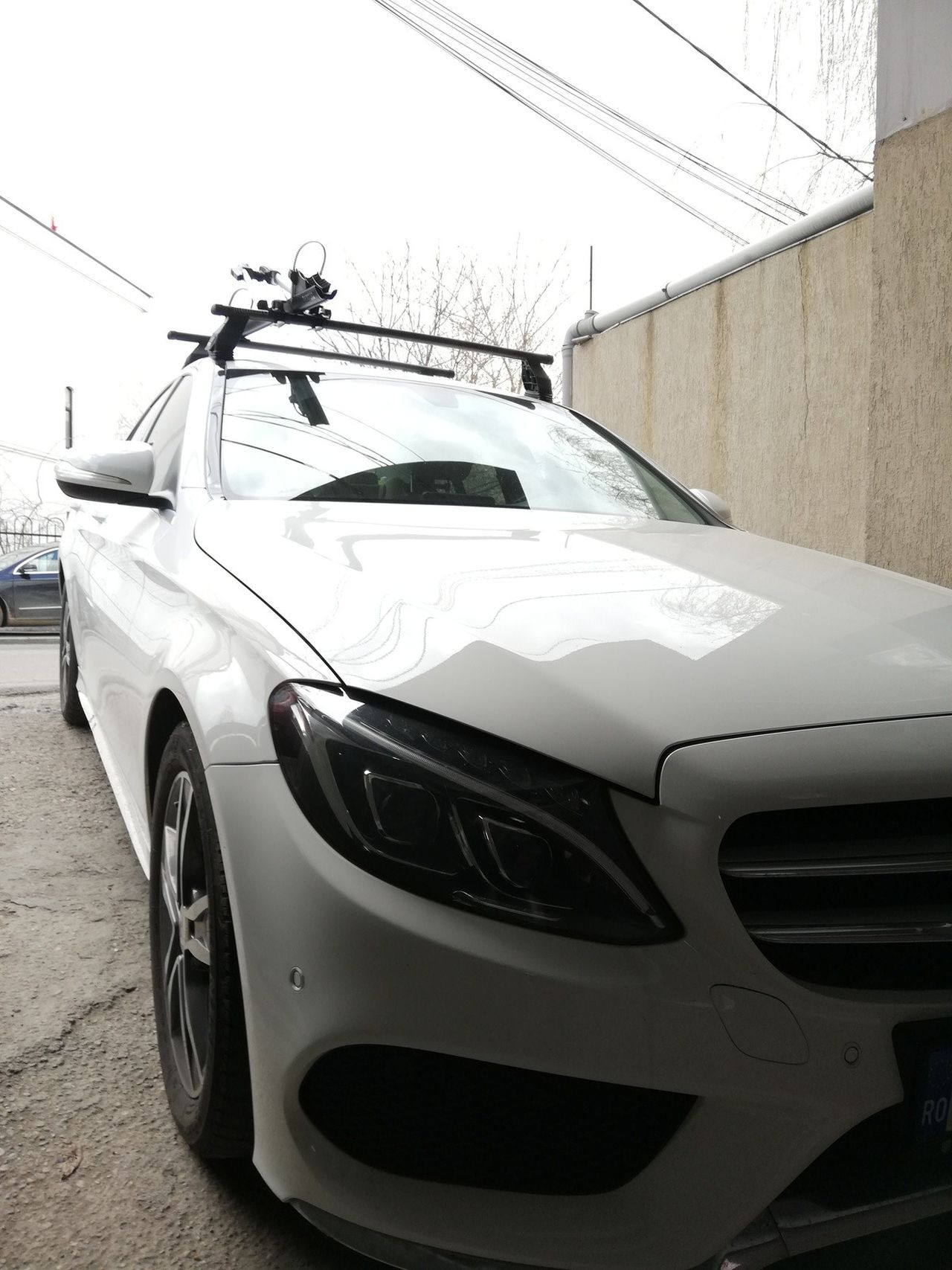 Mercedes CLK bare transversale Menabo Tema si suport bicicleta Menabo Juza