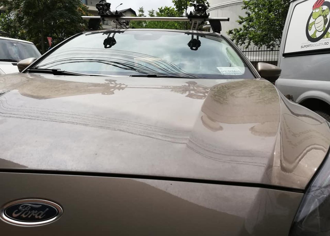 Ford Focus bare transversale Menabo Delta Silver si suport bicicleta Thule FreeRide