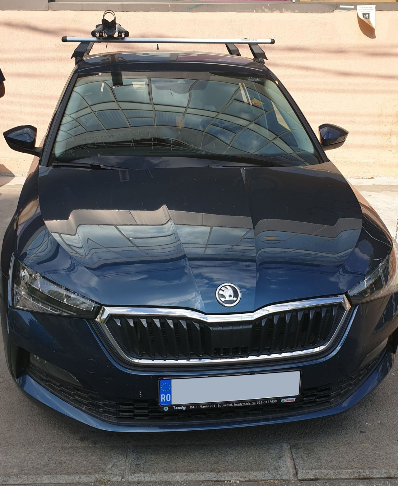 Skoda Scala bare transversale Menabo Tema si suport bicicleta Menabo Juza