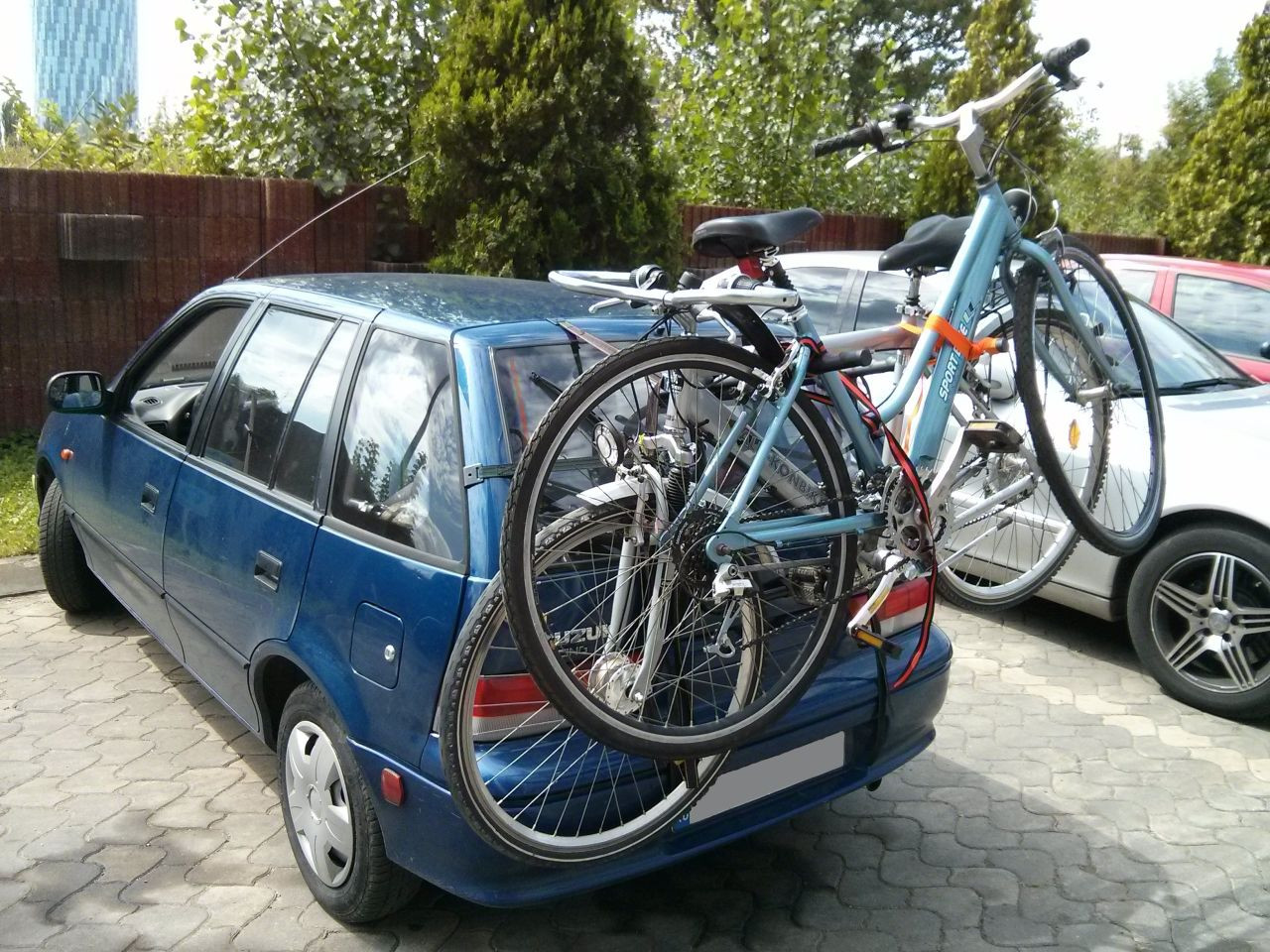 Suzuki Swift suport bicicleta Menabo Mistral