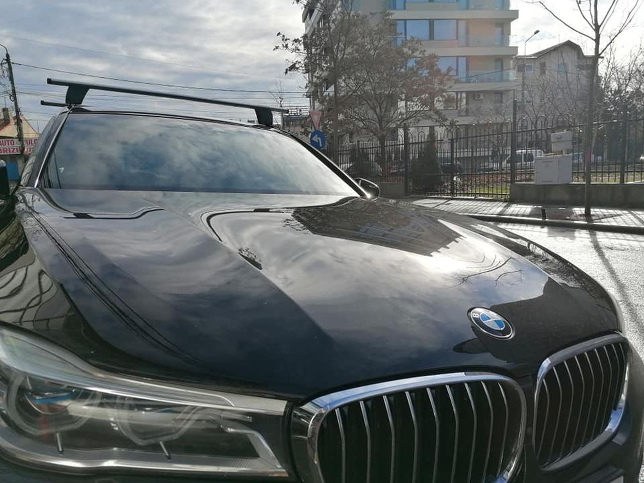 BMW Seria 7 bare transversale Menabo Delta Silver