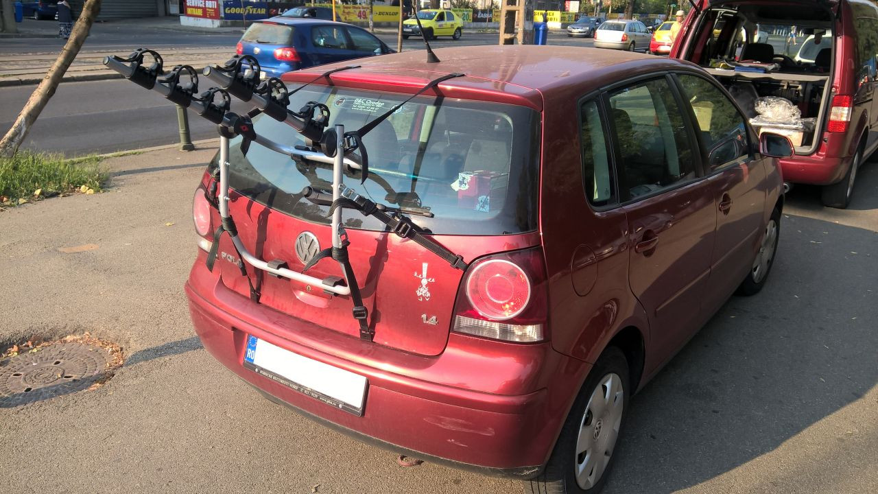 Volkswagen Polo suport bicicleta Menato Mistral