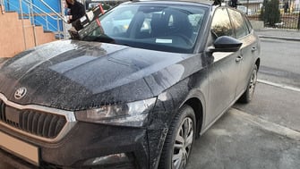 Skoda Scala bare transversale Menabo Delta Silver