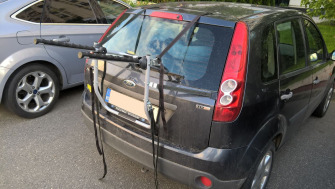 Ford Fiesta suport bicicleta pe haion Menabo Biki