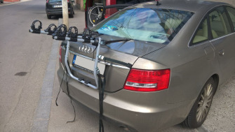 Audi A6 suport bicicleta pe haion Menabo Mistral