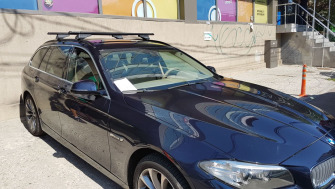 BMW Seria 5 bare transversale  Menabo Tiger Black XL