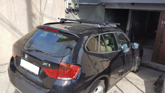 BMW X1 bare transversale Menabo Tiger Black XL