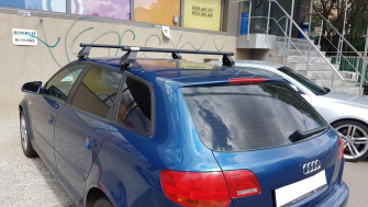 Audi A3 bare transversale Menabo Tema