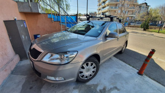 Skoda Superb bare transversale Menabo Delta si suport bicicleta K39 Sagittar