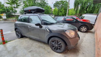 Mini Cooper bare transversale K39 si cutie portbagaj Carbon Look