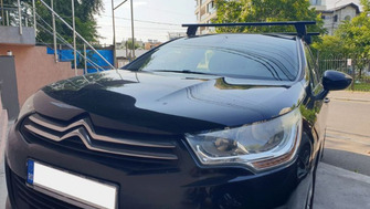 Citroen C4 bare transversale Menabo Delta Black