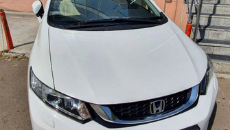 Honda Civic VIII Sedan (FD) cu bare Menabo Delta Silver si cutie portbagaj Menabo Mania 320