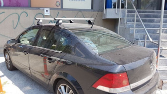 Opel Astra H bare transversale Menabo Tema