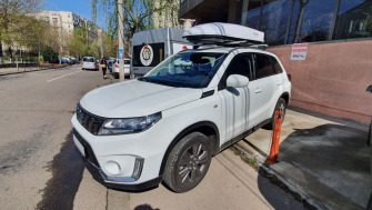 Suzuki Vitara bare transversale Menabo Lince si cutie auto Menabo Mania