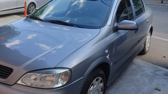 Opel Astra G bare transversale Menabo Delta si cutie portbagaj Menabo Mania