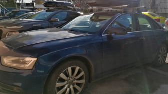 Audi A4 bare transversale Menabo Tema si cutie portbagaj Menabo Marathon