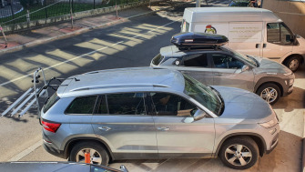 Skoda Kodiaq suport bicicleta pe haion Menabo Logic 3