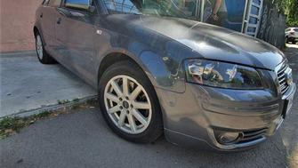 Audi A3 bare transversale Menabo Tiger Silver
