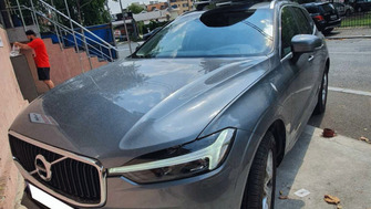 Volvo XC90 bare transversale Menabo Leopard si cutie portbagaj Menabo Marathon