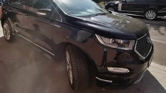 Ford Edge bare transversale Menabo Leopard si cutie portbagaj Menabo Mania