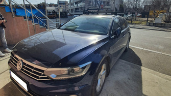 Volkswagen Passat bare transversale Menabo Tiger si suport schi si snowboard Menabo Iceberg 4