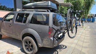 Nissan Pathfinder suport bicicleta cu prindere pe haion Menabo Viper