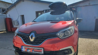 Renault Captur bare transversale Menabo Delta si cutie portbagaj Menabo Mania