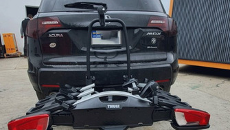 Acura MDX suport bicicleta pe carlig Thule VeloCompact