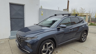 Hyundai Tucson bare transversale Thule Evo Flush