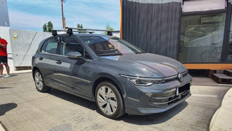 Volkswagen Golf bare portbagaj Thule Evo Clamp Silver