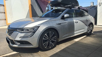Renault Talisman bare portbagaj Thule Evo Flush si cutie portbagaj Thule Force XT