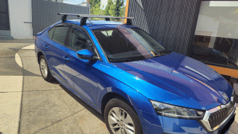 Skoda Octavia bare portbagaj Menabo Omega Plus aluminiu