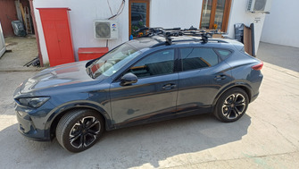 Cupra Formentor 2025 bare transversale Menabo Fender Black si suporti bicicleta Thule Proride Black