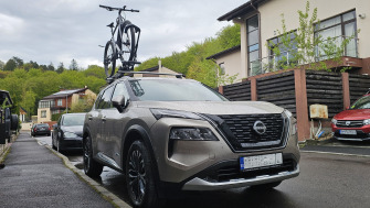 Nissan X-Trail 2026 cu suport biciclete Thule UpRide 599