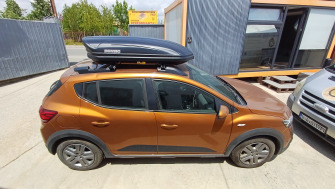 Dacia Sandero Stepway cutie portbagaj Menabo Marathon Dark 400